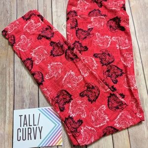 LuLaRoe Americana Tall Curvy Leggings